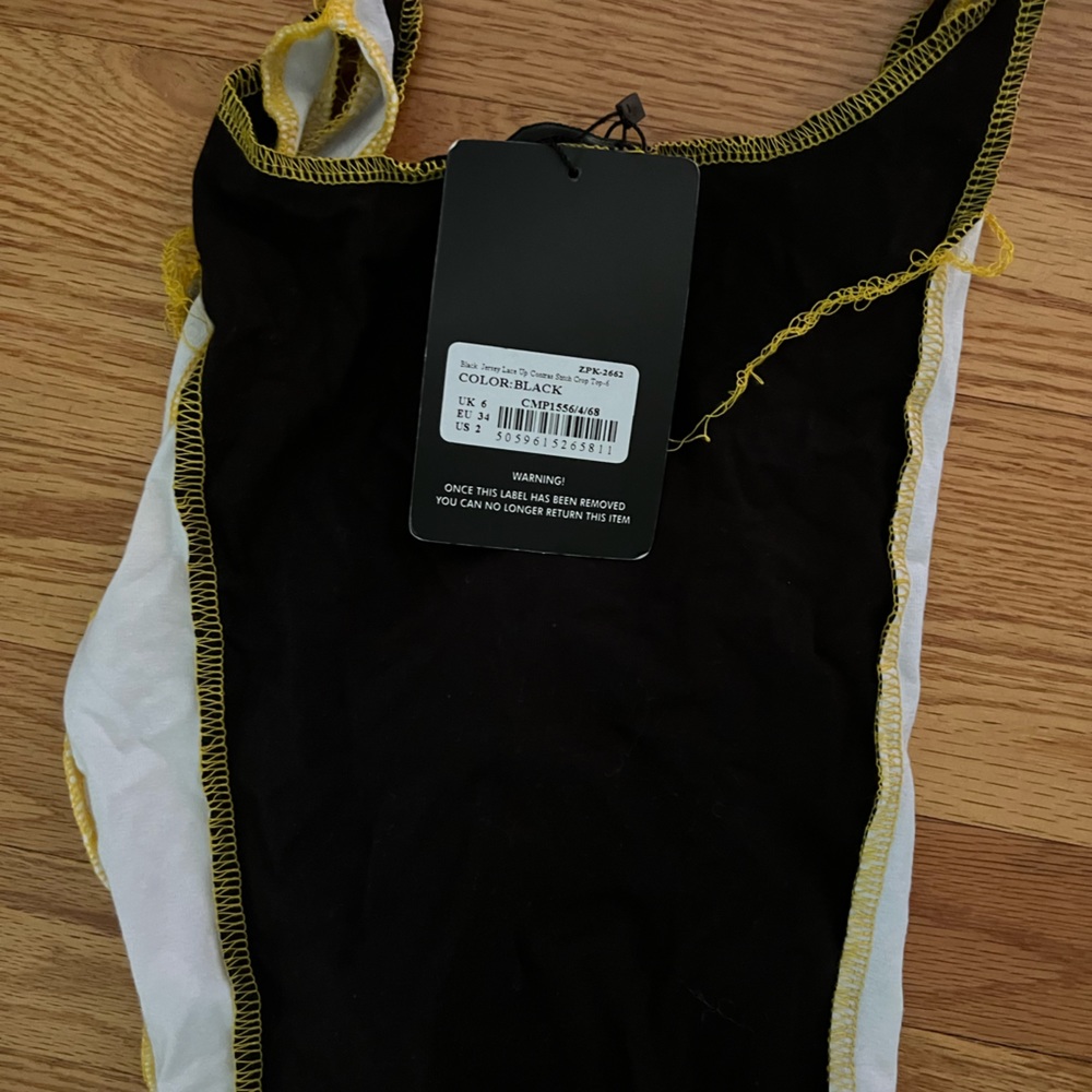 Pretty Little Thing Crop Front Tie Tank